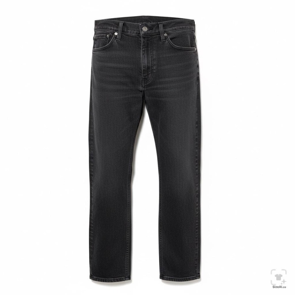 Levis 511 Jeans Mens 32x30 Black Dark Wash Slim Tapered Stretch Denim Zip Fly
